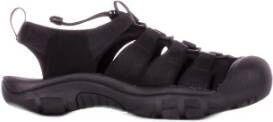 Keen Zwarte buitensandalen met verstelbare sluiting