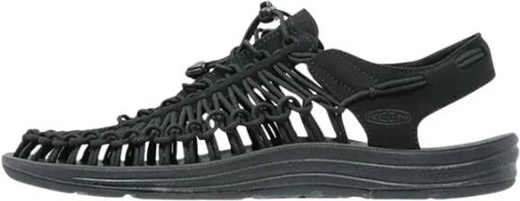 KEEN Sandalen Heren Uneek M Maat: 41 Materiaal: Suède Kleur: Zwart - Foto 7