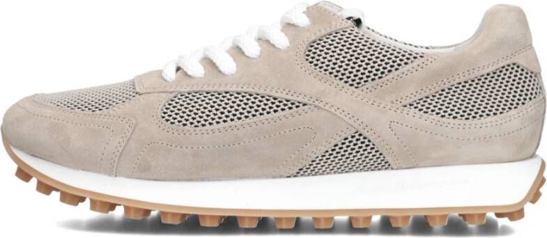Kennel & Schmenger Beige Suède Lage Sneakers