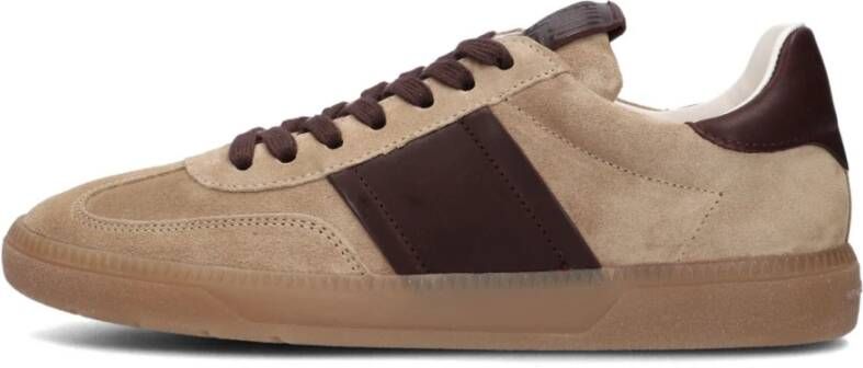 Kennel & Schmenger Beige Suède Lage Sneakers