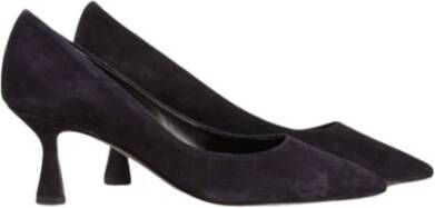 Kennel & Schmenger Blauwe Suède Pumps met Puntige Neus Blue Dames