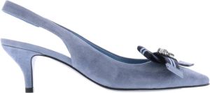 Kennel & Schmenger Elegante File Hoge Hak Sandalen Blauw Dames