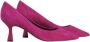 Kennel & Schmenger Fuchsia Suède Puntige Neus Pump Pink Dames - Thumbnail 1