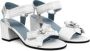 Kennel & Schmenger Inga Hoge Hak Sandalen Zilver White Dames - Thumbnail 1