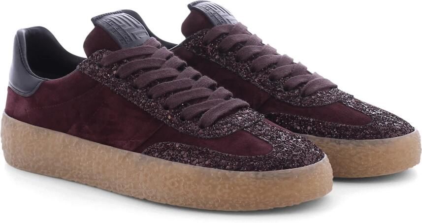 Kennel & Schmenger Glitter Platform Sneaker met Velours en Leren Details - Foto 7