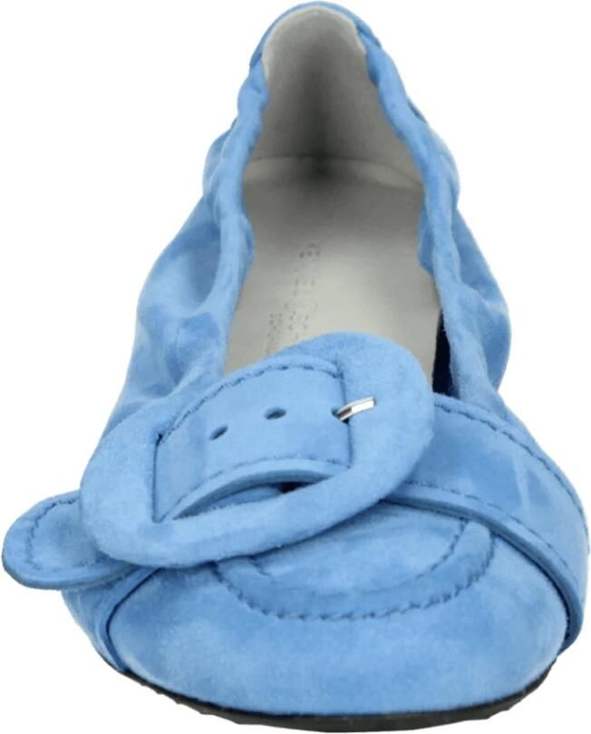 Kennel & Schmenger Lichtblauwe Suède Ballerina Schoenen