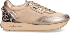 Kennel & Schmenger Lage Osaka Sneaker van Kalfsleer Beige Dames