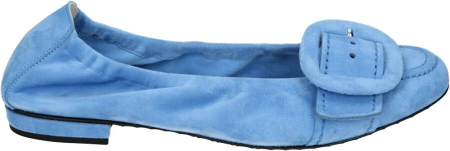 Kennel & Schmenger Lichtblauwe Suède Ballerina Schoenen - Foto 2