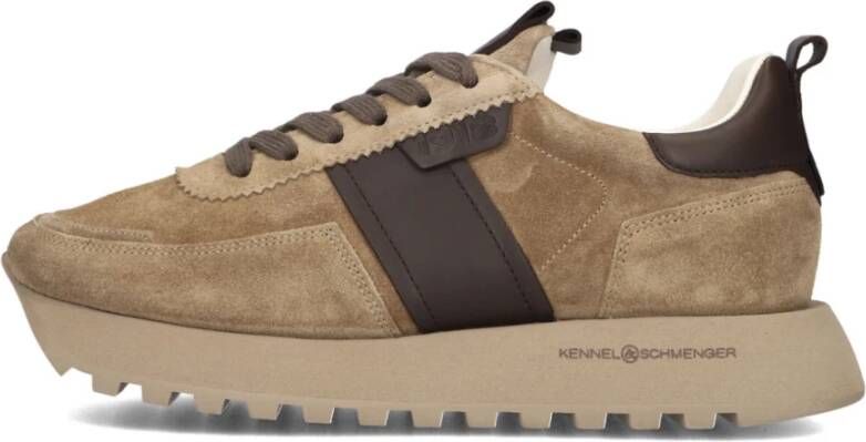 Kennel & Schmenger Taupe Stijlvolle Sneakers voor Herfst Winter