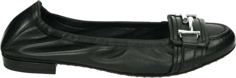 Kennel & Sch ger Zwarte Leren Ballerina Schoenen
