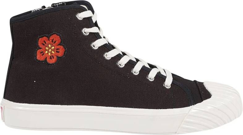 Kenzo 99 Noir High Top Sneakers voor Heren Zwart Heren