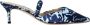 Kenzo Blauwe Bloe Kitten Heel Muiltjes - Thumbnail 1