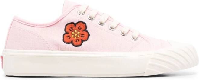 Kenzo Boke Flower Canvas Sneakers Roze Dames