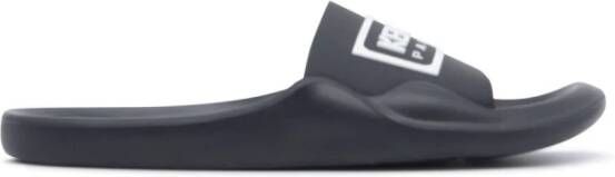 Kenzo Branded Zwembad Slippers in Zwart Black Heren