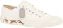Kenzo Crème Canvas Lage Sneakers White Heren - Thumbnail 1