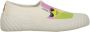 Kenzo Gedrukte Canvas Slip-On Sneakers White Dames - Thumbnail 1
