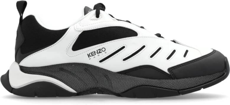 Kenzo Geveterde sportschoenen White Heren