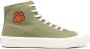 Kenzo Groene hoge sneakers met geborduurd motief Groen Heren - Thumbnail 1