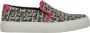Kenzo Jacquard Logo Slip-On Sneakers Multicolor Dames - Thumbnail 1