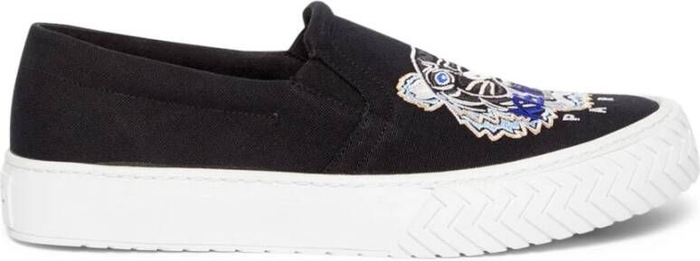 Kenzo K-Skate Tiger Slip-on Sneakers Zwart Heren - Schoenen.nl