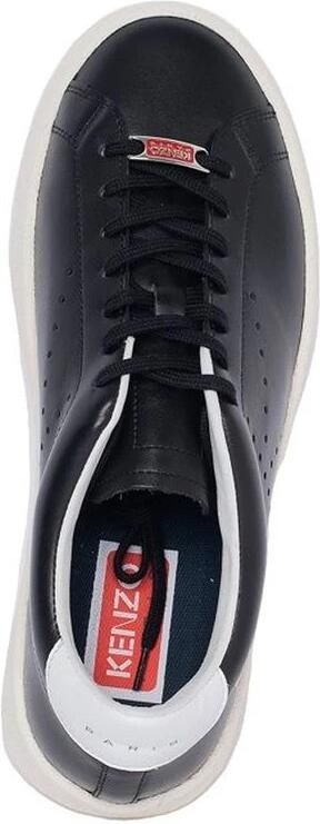 Kenzo Leren sneakers met blokdesign voor heren Zwart Heren - Foto 5
