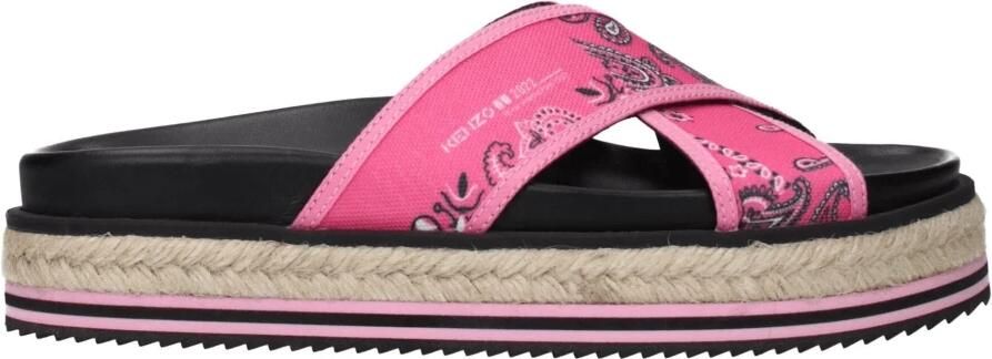 Kenzo Low-Top Sneakers Bandana Print Espadrille Sandals in meerkleurig - Foto 4