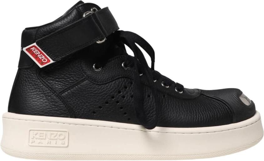 Kenzo HighTop Leren Sneakers met Geperforeerd Design - Foto 2