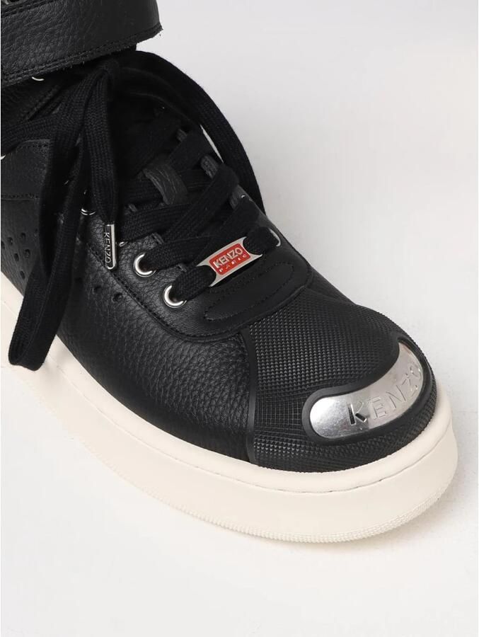 Kenzo HighTop Leren Sneakers met Geperforeerd Design