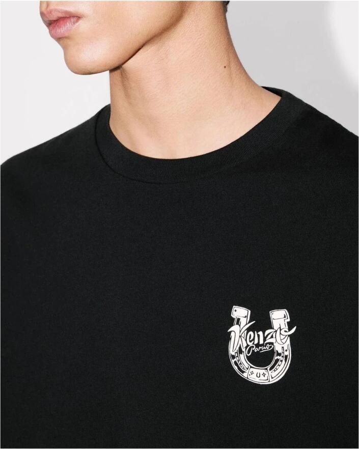 Kenzo Horseshoe Logo Katoenen T-Shirt - Foto 2