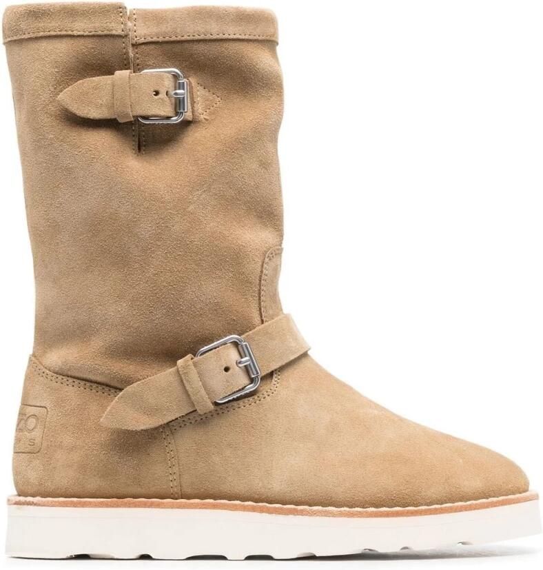 Kenzo Gezellige Suède Enkellaarzen Brown Dames