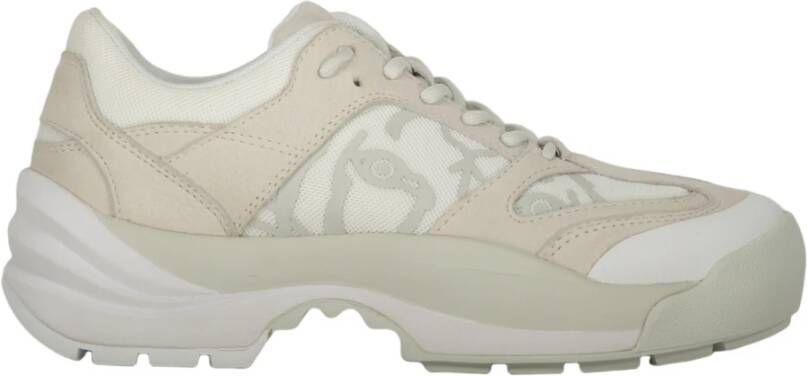 Kenzo Klassieke Leren Sneakers Ronde Neus