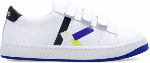 Kenzo Leather sneakers Wit Heren