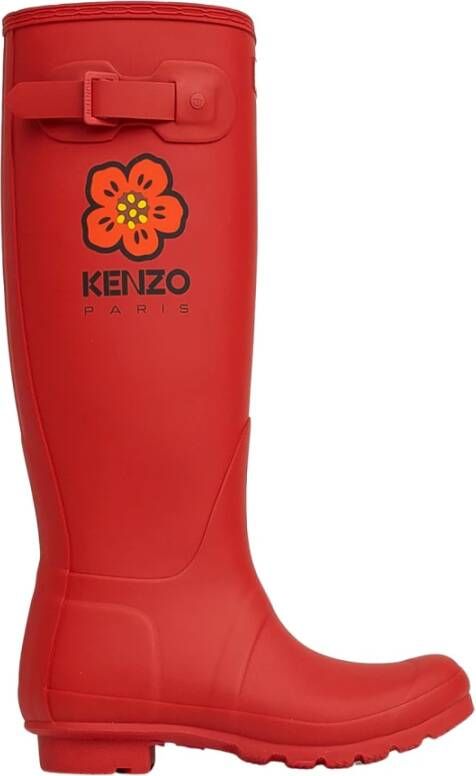 Kenzo Rode Boke Flower Laarzen Red Dames