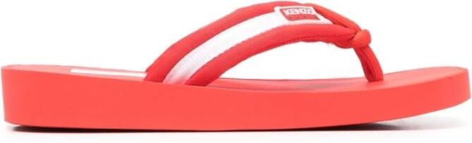 Kenzo Rode Elegante Flip Flops Rood Dames