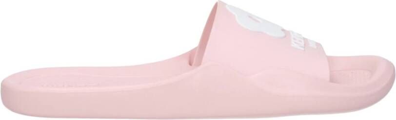Kenzo Roze Katoenen Slippers Sandalen