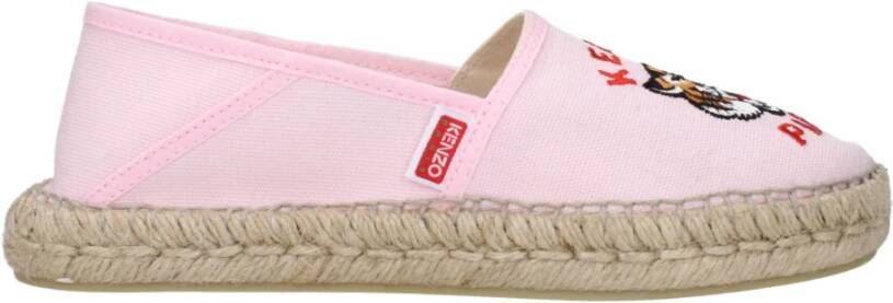 Kenzo Roze Stoffen Espadrille Casual Schoen