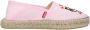 Kenzo Roze Stoffen Espadrille Casual Schoen - Thumbnail 1