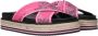 Kenzo Roze Stoffen Slipper met Zijlogo - Thumbnail 1