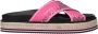 Kenzo Roze Stoffen Slof - Thumbnail 1