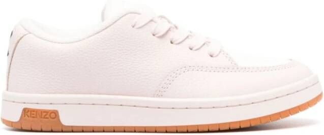 Kenzo Roze Witte Sneakers Pink Dames