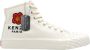 Kenzo Hoge sneakers voor dames in crèmekleurig canvas met Boke Flower-patroon Beige Dames - Thumbnail 3