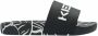 Kenzo Kids Slippers met logoprint Zwart - Thumbnail 1