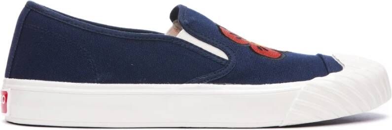 Kenzo Blauw en witte instap sneakers Blauw Heren - Foto 1