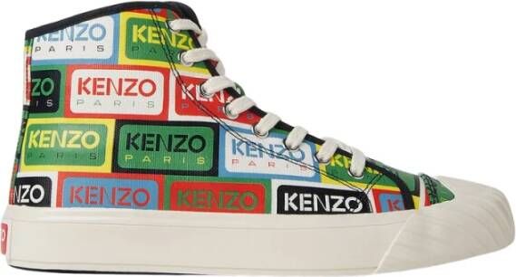 Kenzo Logo Print Sneakers Groen Dames