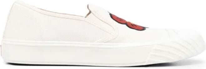 Kenzo Witte schoolsneakers voor heren White Heren