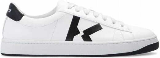 Kenzo Kourt K Logo Low Top Sneakers Wit
