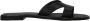 Kenzo Zwarte Leren Open Teen Slippers - Thumbnail 1