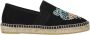 Kenzo Zwarte Stoffen Espadrille Casual Schoen - Thumbnail 1