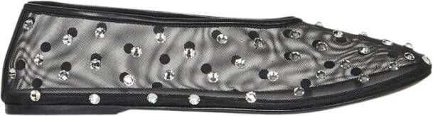 Khaite Ballerina`s met strass-steentjes