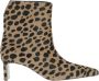 Khaite Enkellaarzen van ponyhuid met dierenprint - Thumbnail 1